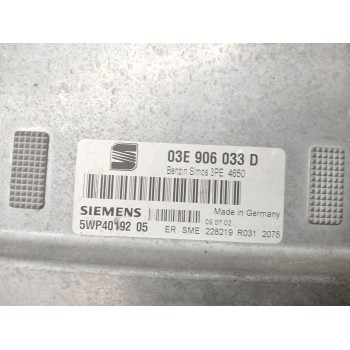 Recambio de centralita motor uce para seat ibiza iii (6l1) 1.2 referencia OEM IAM 03e906033d  