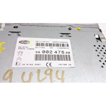 Recambio de sistema audio / radio cd para peugeot 508 i (8d_) 1.6 thp referencia OEM IAM 9800247580  