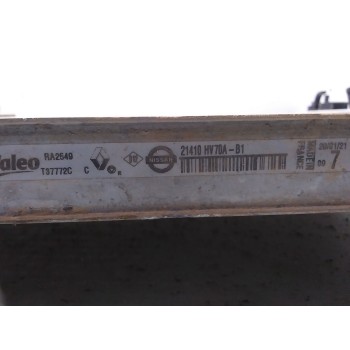 Recambio de radiador agua para nissan qashqai ii (j11, j11_) 1.3 dig-t referencia OEM IAM 21410HV70A T37772C 