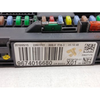 Recambio de centralita bsi para peugeot 207/207+ (wa_, wc_) 1.4 hdi referencia OEM IAM 9674016680  