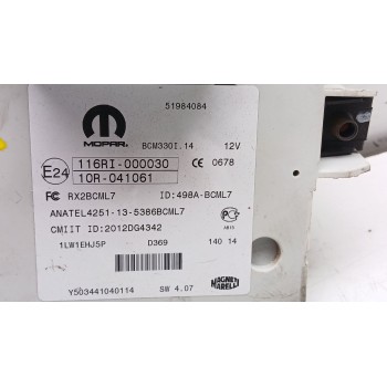 Recambio de centralita bsi para fiat 500 l (330) basic referencia OEM IAM 51984084 498abcml7 10r041061