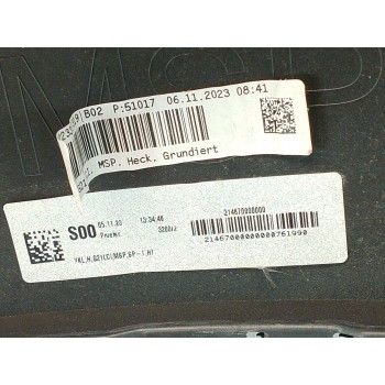 Recambio de paragolpes trasero para bmw 3 (g20, g80, g28) 320 d mild-hybrid xdrive referencia OEM IAM 51128085482  