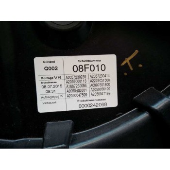 Recambio de elevalunas delantero derecho para mercedes-benz clase c w205 c200 bluetec referencia OEM IAM A2057230239 6 PINES 