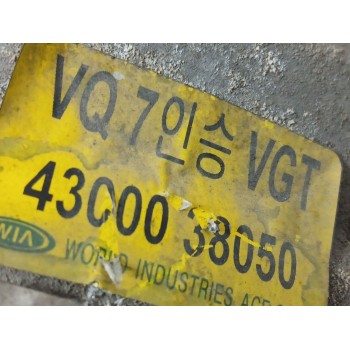 Recambio de caja cambios para kia carnival / grand carnival iii (vq) 2.9 crdi referencia OEM IAM 43C0038050  