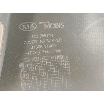 Recambio de paragolpes trasero para kia ceed gt referencia OEM IAM J786611300  