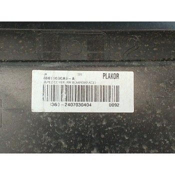 Recambio de paragolpes trasero para kia picanto iii (ja) 1.2 mpi referencia OEM IAM 86611G6CA0  