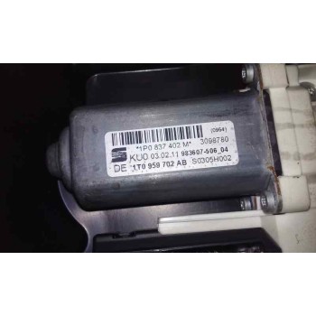Recambio de elevalunas delantero derecho para seat leon (1p1) reference referencia OEM IAM 1P0837402R  
