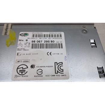 Recambio de sistema audio / radio cd para peugeot 208 i (ca_, cc_) 1.2 vti 82 referencia OEM IAM 9806729580  