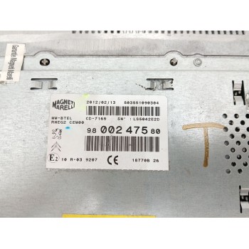 Recambio de sistema audio / radio cd para peugeot 508 i (8d_) 2.0 hdi referencia OEM IAM 9800247580  