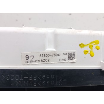 Recambio de cuadro instrumentos para lexus ct 200h referencia OEM IAM 8380076041 2574704770 