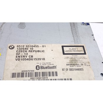 Recambio de sistema audio / radio cd para bmw 1 (f20) 114 d referencia OEM IAM 65129310455  