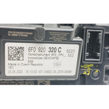 Recambio de cuadro instrumentos para seat arona (kj7, kjp) 1.0 tsi referencia OEM IAM 6f0920320c  