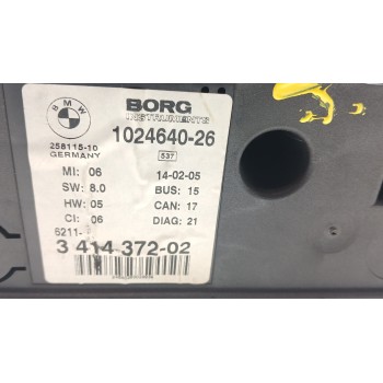 Recambio de cuadro instrumentos para bmw x3 (e83) 2.0 d referencia OEM IAM 341437202 102464026 