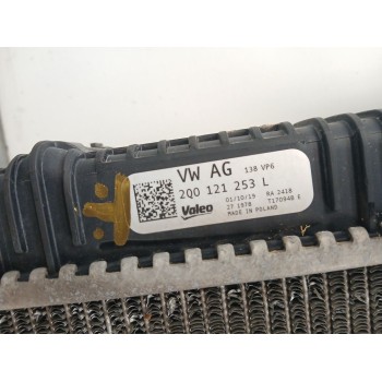 Recambio de radiador agua para volkswagen polo vi (aw1, bz1, ae1) 1.6 tdi referencia OEM IAM 2Q0121253L  