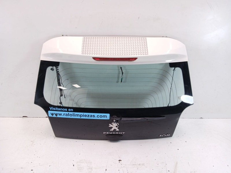 Recambio de porton trasero para peugeot 108 1.2 referencia OEM IAM B000825280 luna trasera 