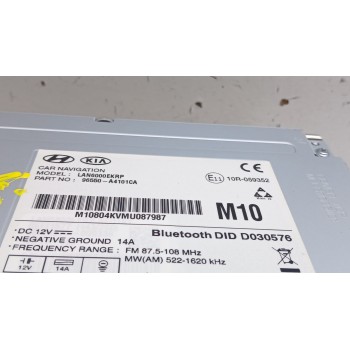 Recambio de sistema audio / radio cd para kia carens iv 1.6 gdi referencia OEM IAM 96550a4101  