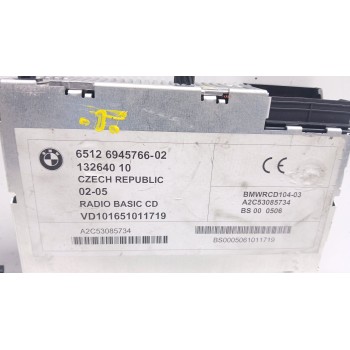 Recambio de sistema audio / radio cd para bmw x3 (e83) 2.0 d referencia OEM IAM 694576602 65126945766 