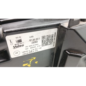 Recambio de faro izquierdo para seat arona (kj7, kjp) 1.0 tsi referencia OEM IAM 6F1941773 992941571ae 
