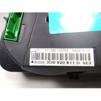 Recambio de cuadro instrumentos para skoda superb (3u4) classic referencia OEM IAM 3U0920811D 3U0920811D 