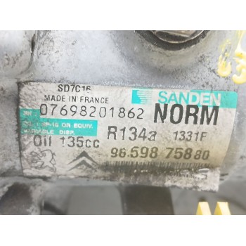 Recambio de compresor aire acondicionado para citroën c4 grand picasso i (ua_) 1.6 hdi referencia OEM IAM 9825868180 9659875880 