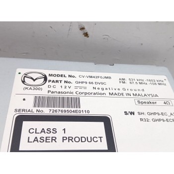 Recambio de sistema navegacion gps para mazda 6 station wagon (gj, gl) 2.2 d referencia OEM IAM ghp966dv0c  
