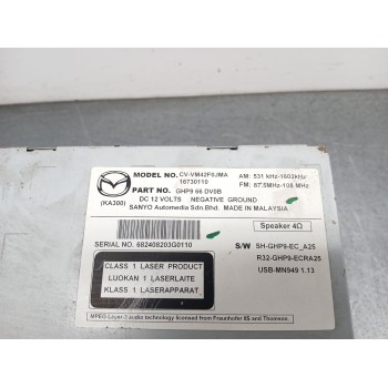 Recambio de sistema audio / radio cd para mazda cx-5 (ke, gh) 2.0 (keefw) referencia OEM IAM cvvm42f0jma ghp966dv0b 