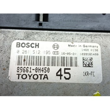 Recambio de centralita motor uce para peugeot 108 1.0 vti referencia OEM IAM 896610h450 0261s12195 