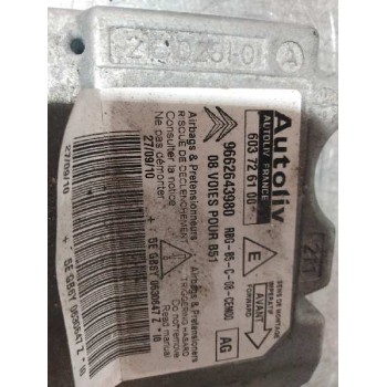 Recambio de centralita airbag para citroën c4 berlina vtr plus referencia OEM IAM 9662643980  