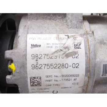 Recambio de compresor aire acondicionado para peugeot 3008 style referencia OEM IAM 9827552280  