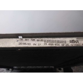 Recambio de radiador agua para citroën c5 berlina 1.8 16v premier referencia OEM IAM 9636170580  