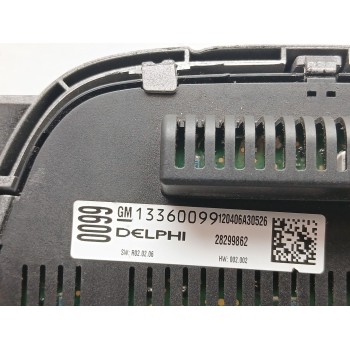 Recambio de mando climatizador para opel meriva b cosmo referencia OEM IAM 13360099 13362778 