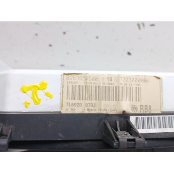 Recambio de cuadro instrumentos para volkswagen touareg (7la) v6 referencia OEM IAM 7l6920870j 0263654500 