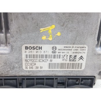 Recambio de centralita motor uce para peugeot 308 i (4a_, 4c_) 1.6 hdi referencia OEM IAM 9664618080 0281013871 