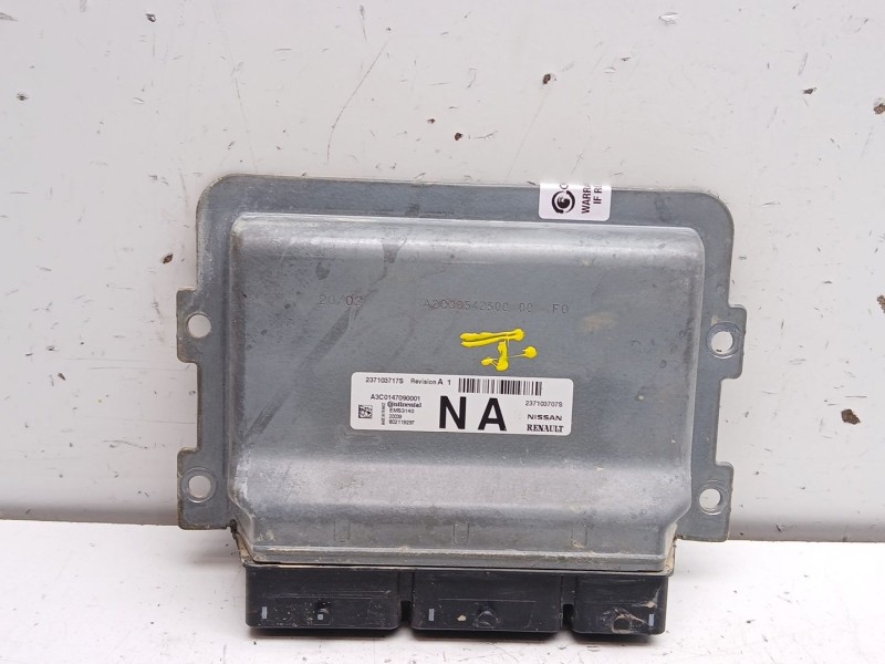 Recambio de centralita motor uce para renault captur ii experience referencia OEM IAM 237103707s 237103717s 