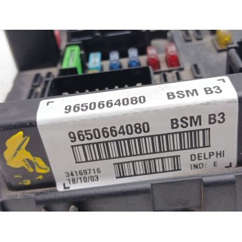 Recambio de centralita bsm para peugeot 206 hatchback (2a/c) 1.6 16v referencia OEM IAM 9650664080  