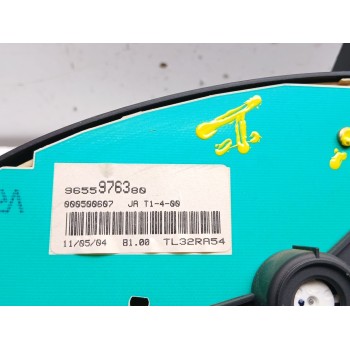 Recambio de cuadro instrumentos para peugeot 206 hatchback (2a/c) 1.6 16v referencia OEM IAM 9655976380  
