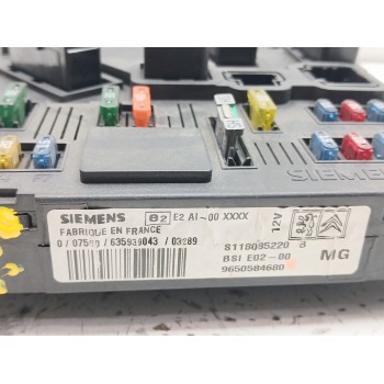 Recambio de centralita bsi para peugeot 206 hatchback (2a/c) 1.6 16v referencia OEM IAM 9650584680  