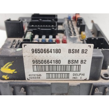 Recambio de centralita bsm para peugeot 206 hatchback (2a/c) 1.4 i referencia OEM IAM 9650664180  