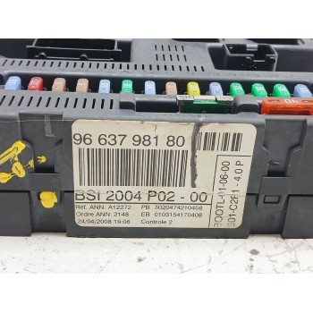 Recambio de centralita bsi para peugeot 308 i (4a_, 4c_) 1.6 hdi referencia OEM IAM 9663798180  