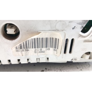 Recambio de cuadro instrumentos para peugeot 206 hatchback (2a/c) 1.9 d referencia OEM IAM 9634961080  