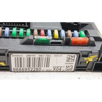 Recambio de centralita bsi para citroën c3 attraction referencia OEM IAM 9666952280  