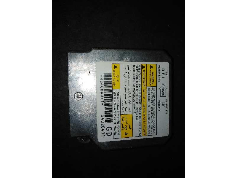 Recambio de centralita airbag para daewoo kalos 1.2 se referencia OEM IAM 96406170 96406170 