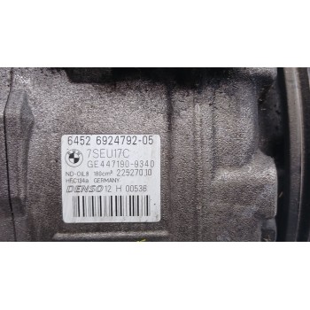 Recambio de compresor aire acondicionado para bmw serie 3 berlina (e90) 330d referencia OEM IAM 6452692479205 ge4471909340 44719