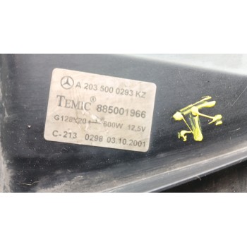 Recambio de electroventilador para mercedes-benz clase c (w203) c 270 cdi (203.016) referencia OEM IAM   