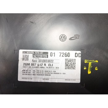 Recambio de guarnecido puerta delantera derecha para volkswagen t-cross (c11, d31) 1.0 tsi referencia OEM IAM 2GM867012B  