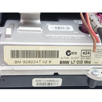 Recambio de pantalla multifuncion para bmw 3 (f30, f80) 318 d referencia OEM IAM 9292247026  