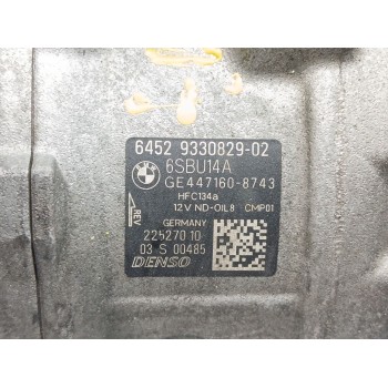 Recambio de compresor aire acondicionado para bmw 3 (f30, f80) 318 d referencia OEM IAM 64529223694  