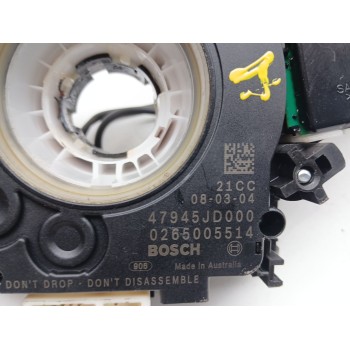 Recambio de anillo airbag para nissan qashqai i (j10, nj10) 2.0 referencia OEM IAM 47945jd000 0265005514 