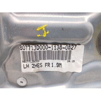 Recambio de elevalunas delantero izquierdo para nissan qashqai i (j10, nj10) 2.0 referencia OEM IAM 80771jd000  