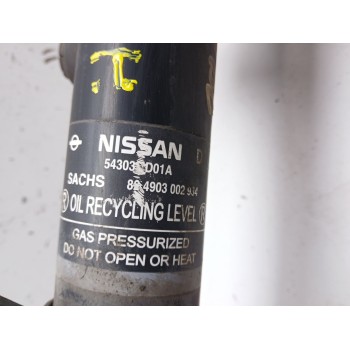 Recambio de amortiguador delantero izquierdo para nissan qashqai i (j10, nj10) 2.0 referencia OEM IAM 894903002934 543031d01a 